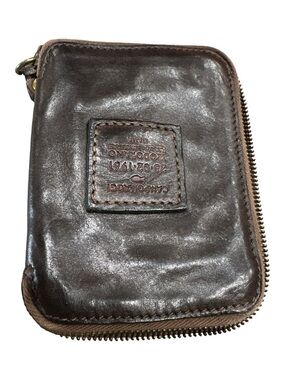 Campomaggi Italia TEODORANO Leather Zip Around Wallet - Brown